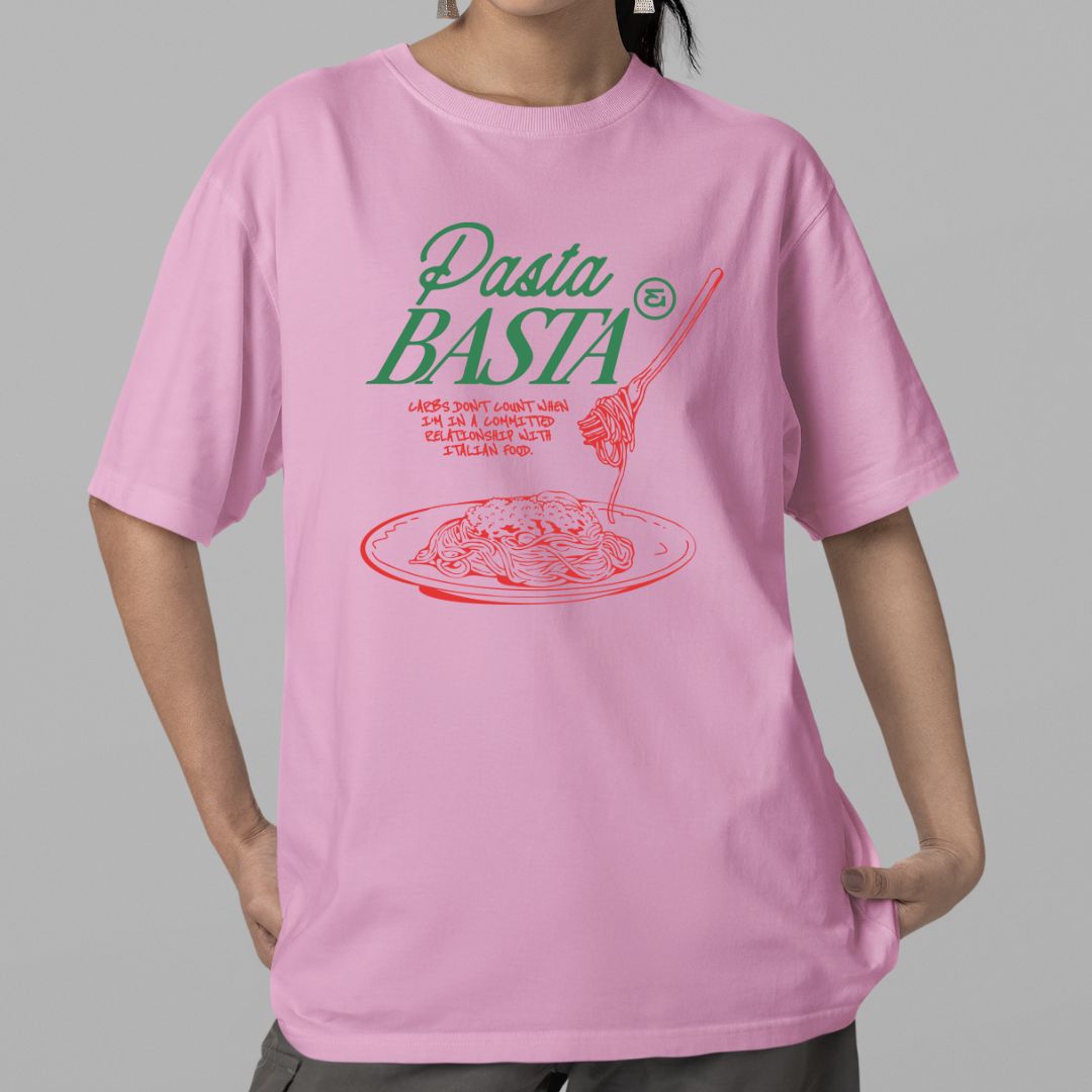 Pasta & Basta Over-Sized Tshirt