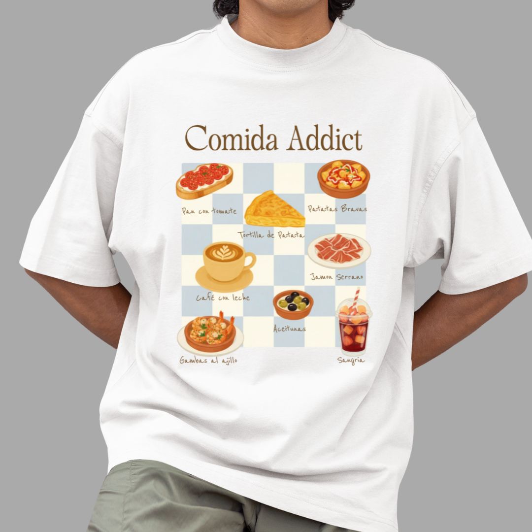 Comida Addict Over-Sized Tshirt