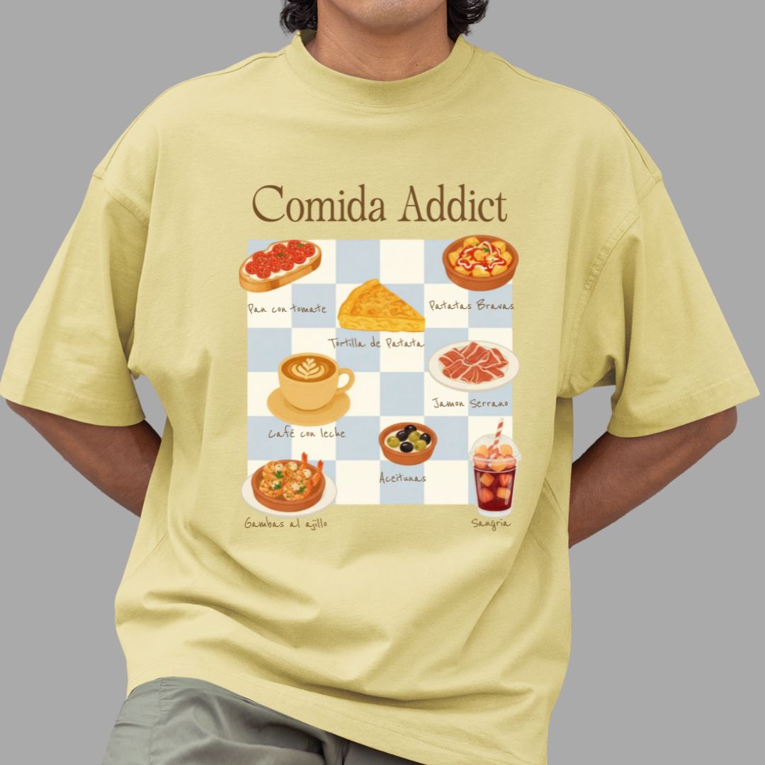 Comida Addict Over-Sized Tshirt