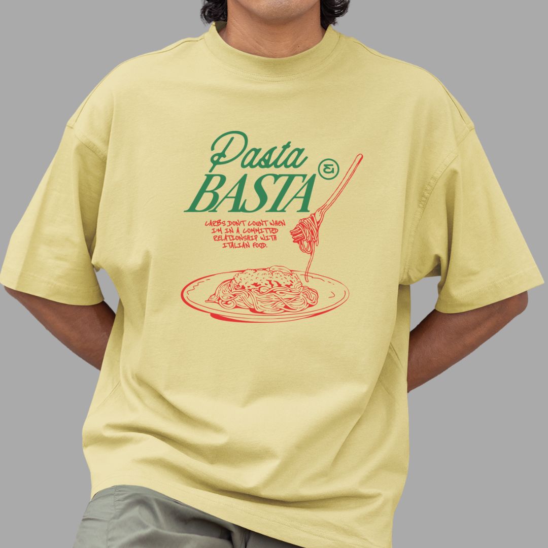 Pasta & Basta Over-Sized Tshirt