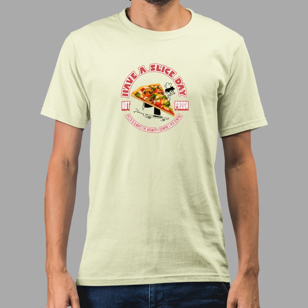 Pizza Slice A Day Normal-Fit Tshirt