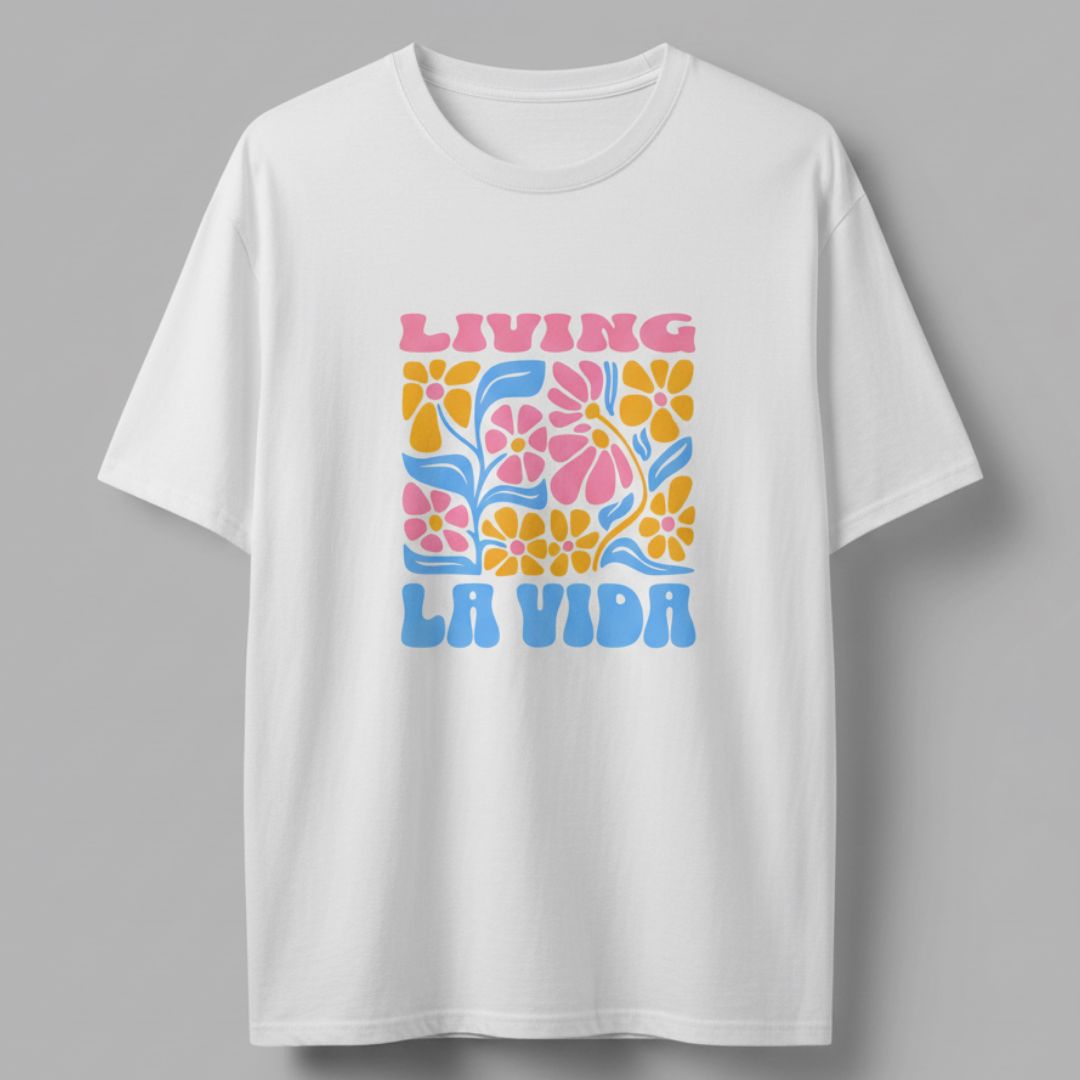 Living La Vida Over-Sized Tshirt