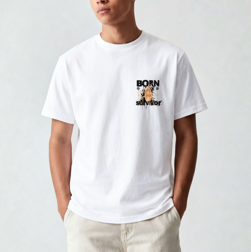 Born Survivor (Cockroach) Oversized T-Shirt