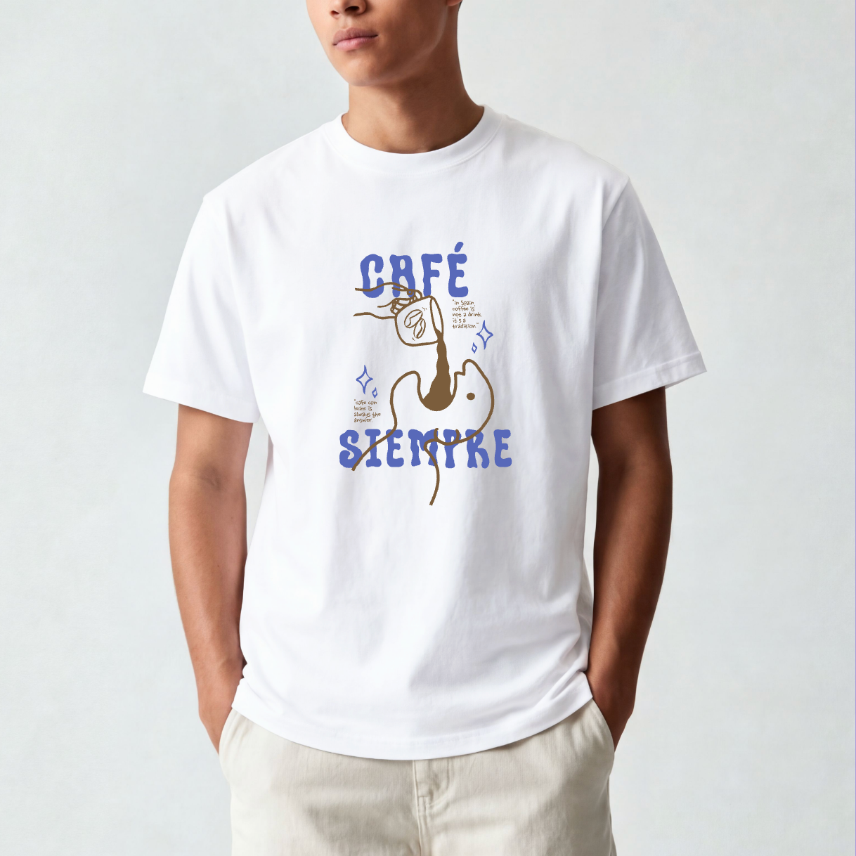 CAFÉ · SIEMPRE Oversized T-Shirt