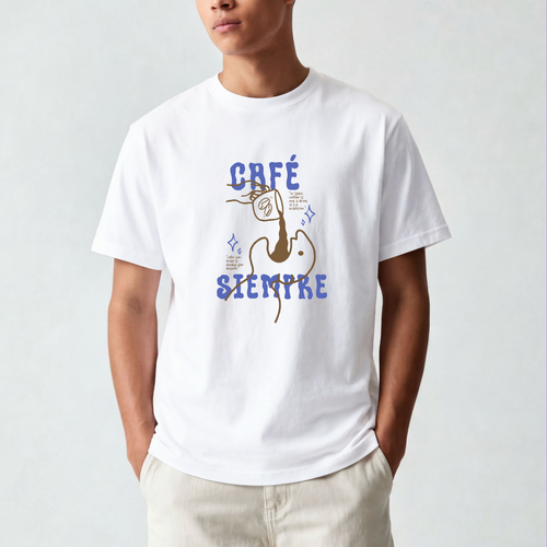 CAFÉ · SIEMPRE Oversized T-Shirt